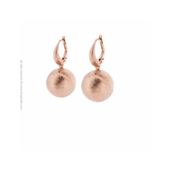17295RM - Earrings - Luce. lever back. rosé gold - 100017