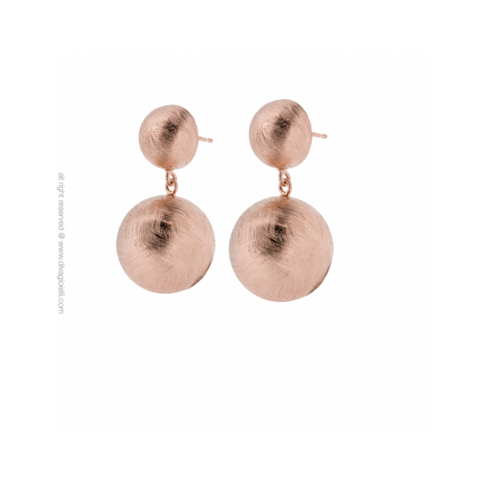 17296RM - Earrings - Luce pendant. rosé gold - 100020