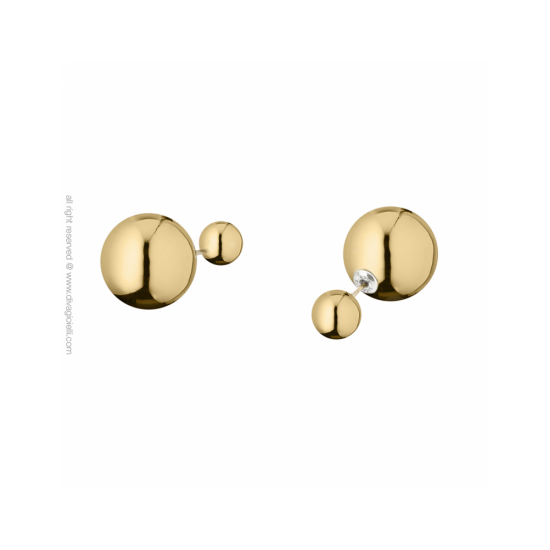 17329GP - Earrings - Eclisse. gold poly. pair - 100028