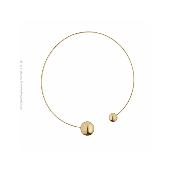 17333GP - Necklace - Eclisse. gold poly - 100039