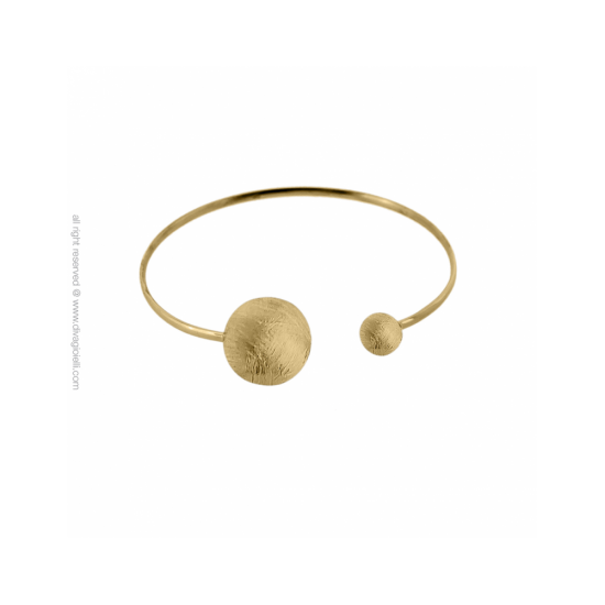17334GM - Bracelet - Eclisse. gold scratched - 100046