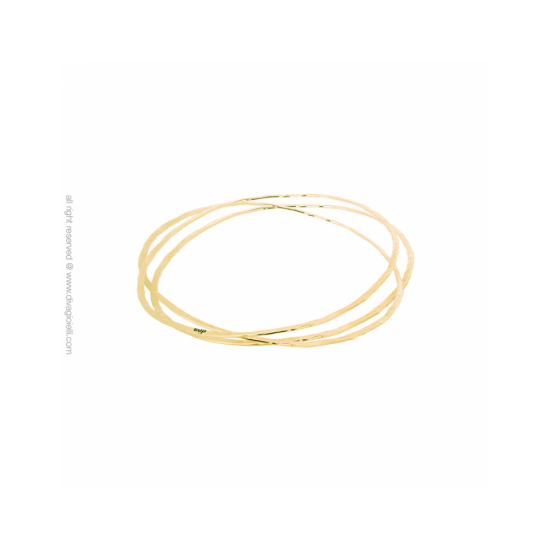 17368GM - Bracelet - Audace. Balance. gold hammered - 100077