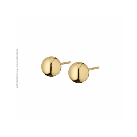17396GP - Earrings - Eclisse Polo. gold poly - 100123
