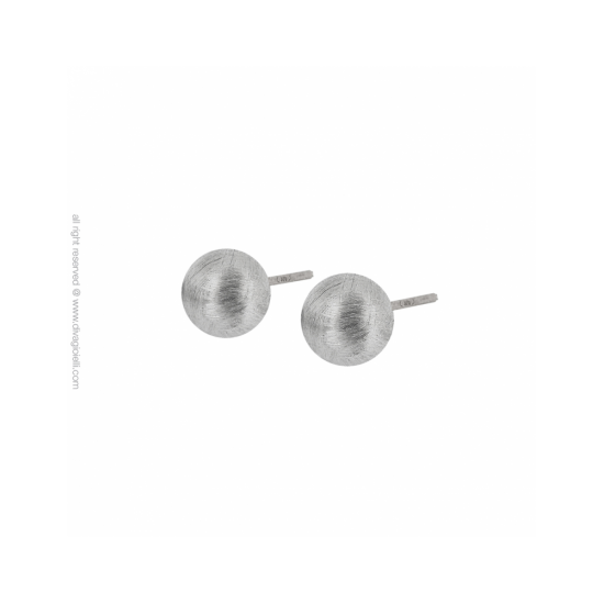 17396ZM - Earrings - Eclisse Polo. rhodium scratched - 100126