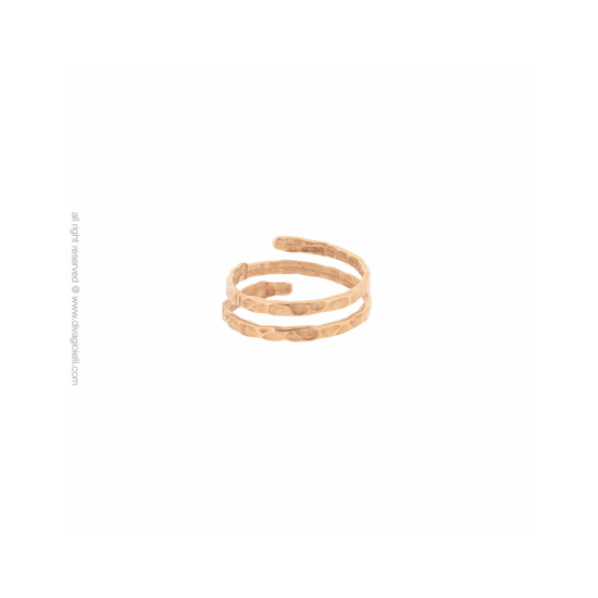 17426RM - Ring - Audace, Balance, roségold hammered - 100150
