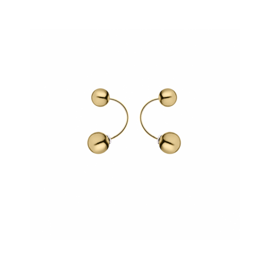 17433GP - Earring - Eclisse. Galaxy. gold poly - 100188