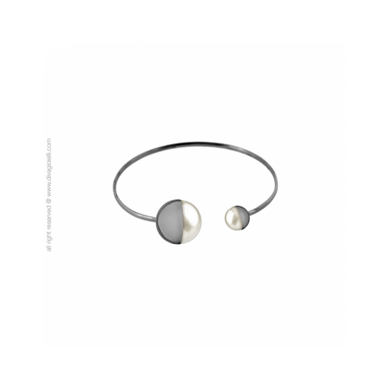17586DP - Eclisse Bracelet. shell pearl. burnished shiny - 100265