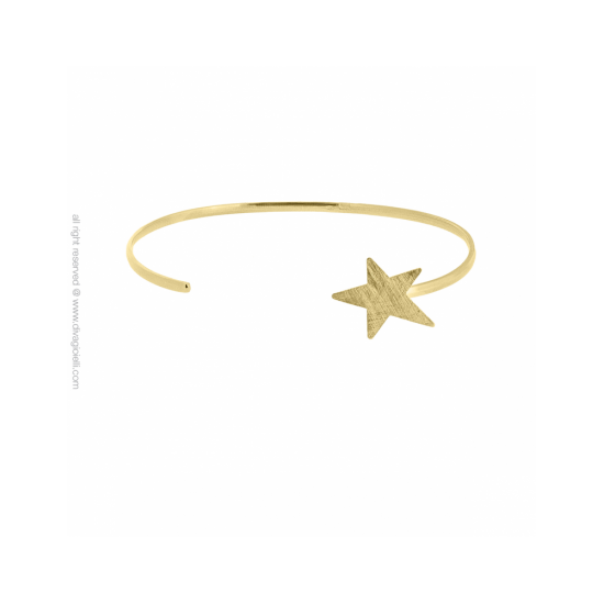 18076GM - Bracelet - Piper Star ø 16 mm. gold plated - 100390