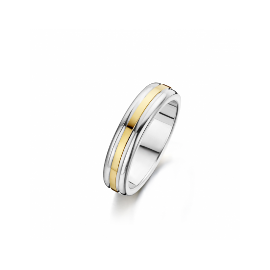 41-R122055 - goud/zilveren ring