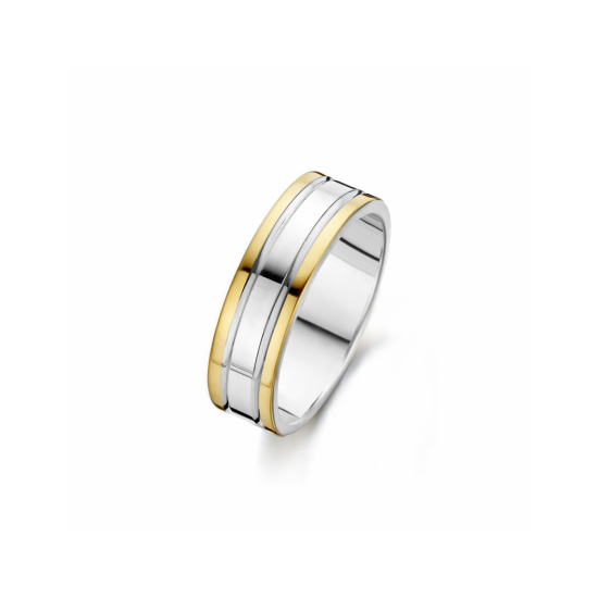 41-R212306 - goud/zilveren ring